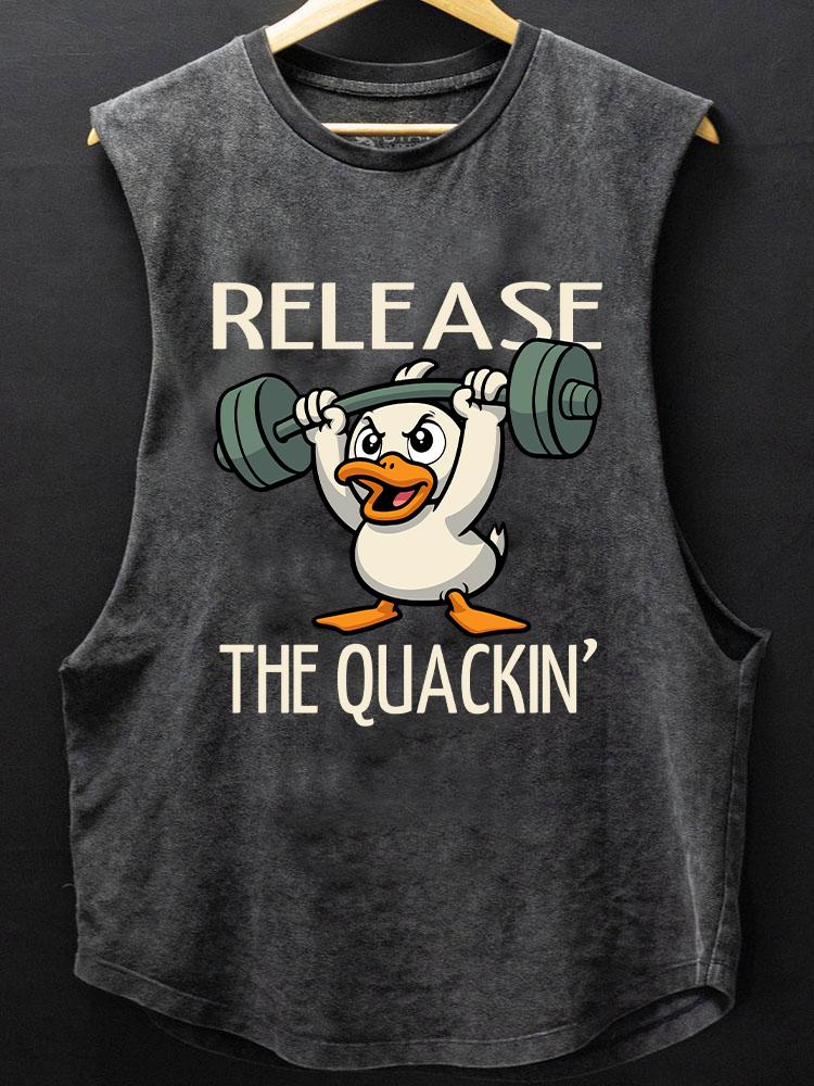 RELEASE THE QUACKIN BOTTOM COTTON TANK