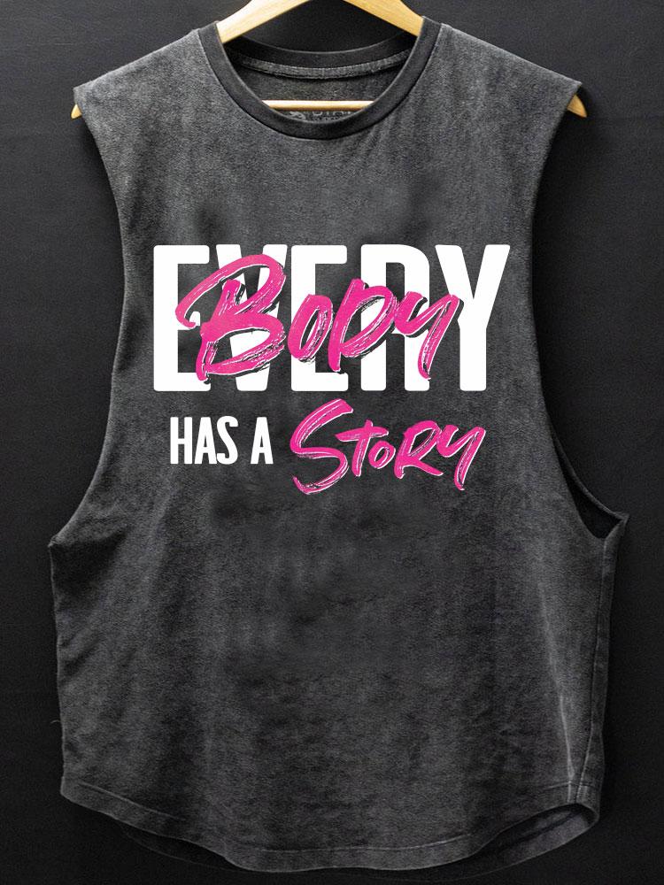 Every Body has a Story Scoop Bottom Cotton Tank