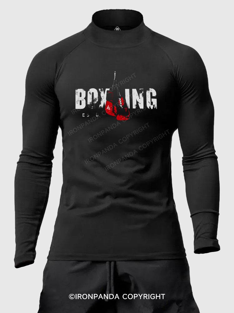 Boxing Men's Fitted Mock