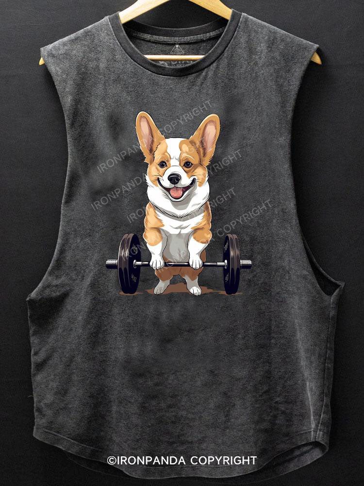 Weightlifting Dog SCOOP BOTTOM COTTON TANK