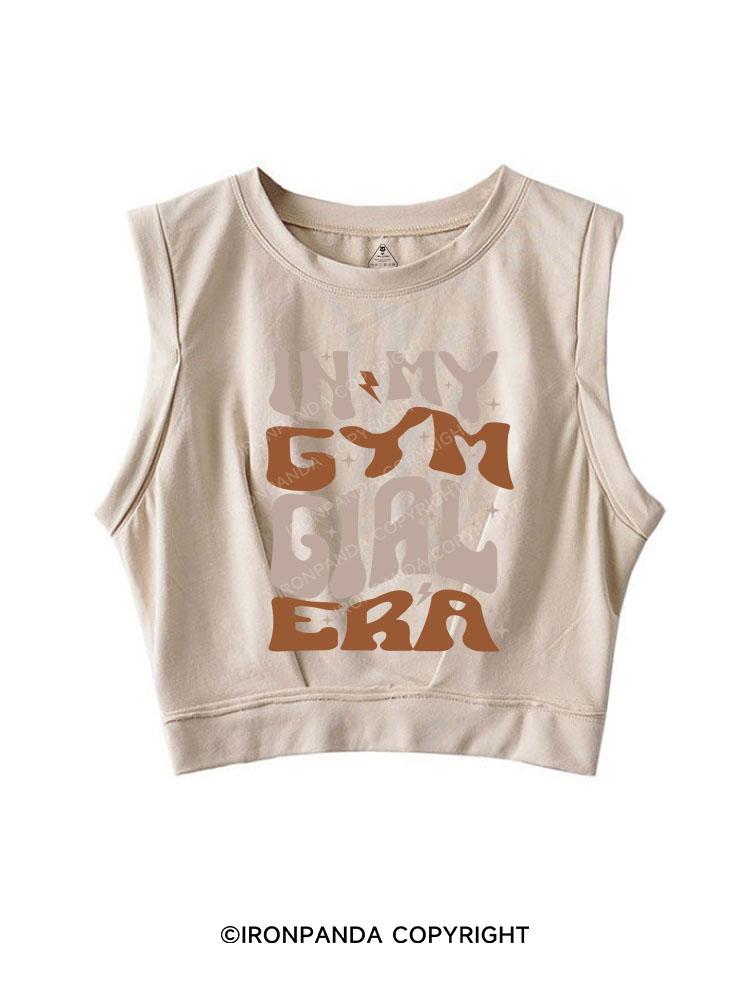 IN MY GYM GIRL ERA SLEEVELESS CROP TOPS