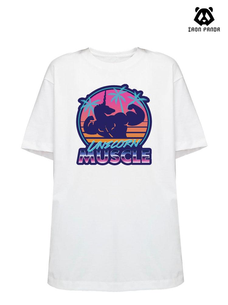 unicorn Loose fit cotton  Gym T-shirt