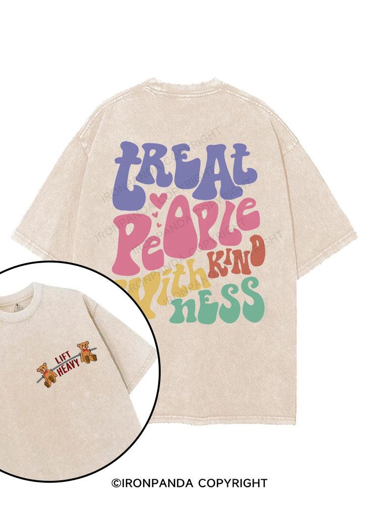 Treat People With Kindness printed Gym Shirt