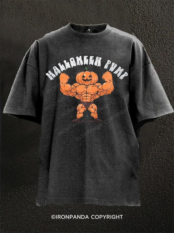 HALLOWEEN PUMP Washed Gym Shirt