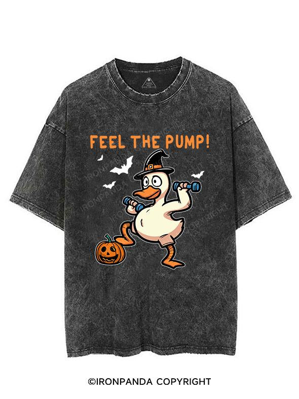 FEEL THE PUMP VINTAGE GYM SHIRT