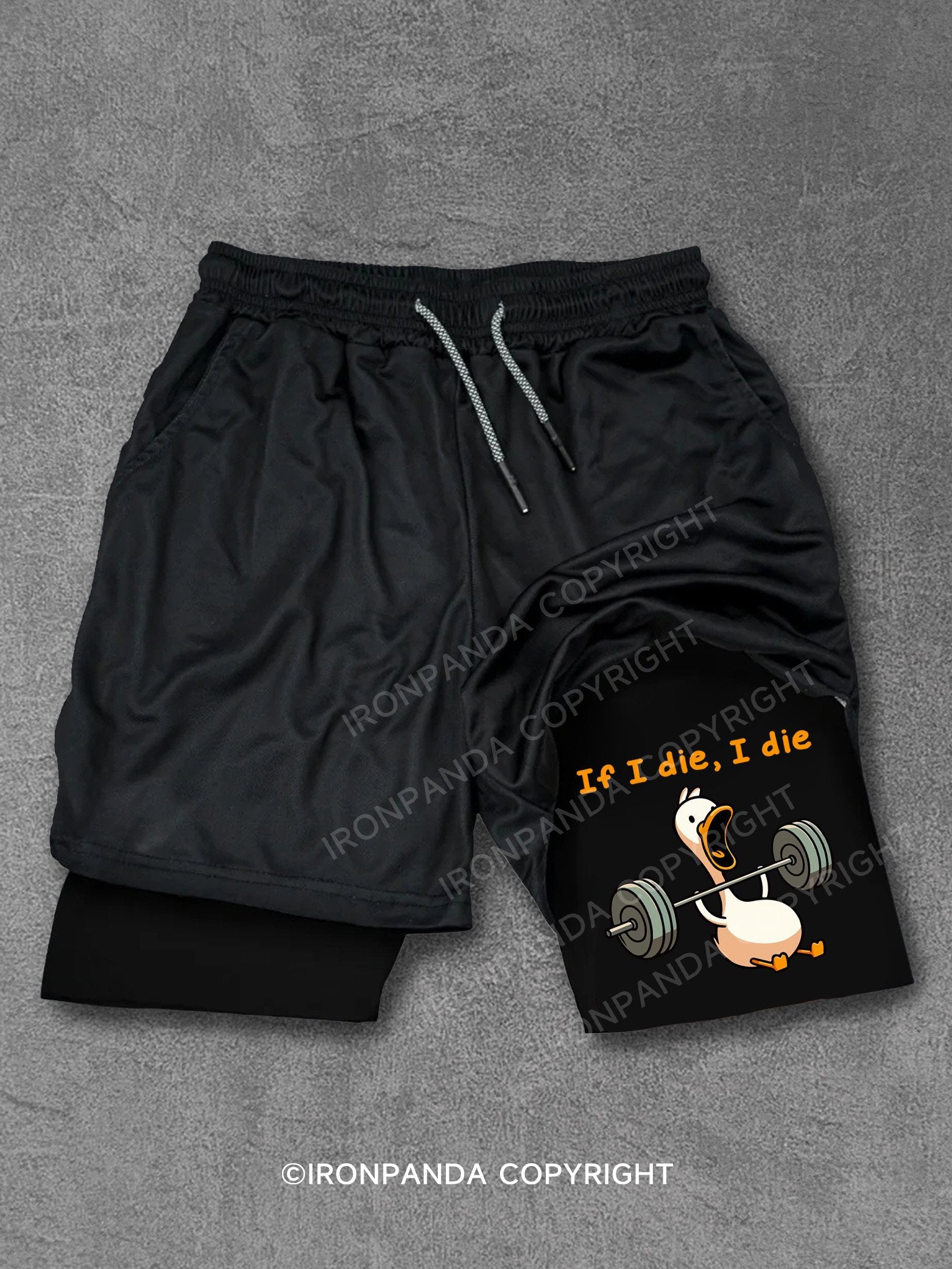 If I die I die duck Performance Training Shorts