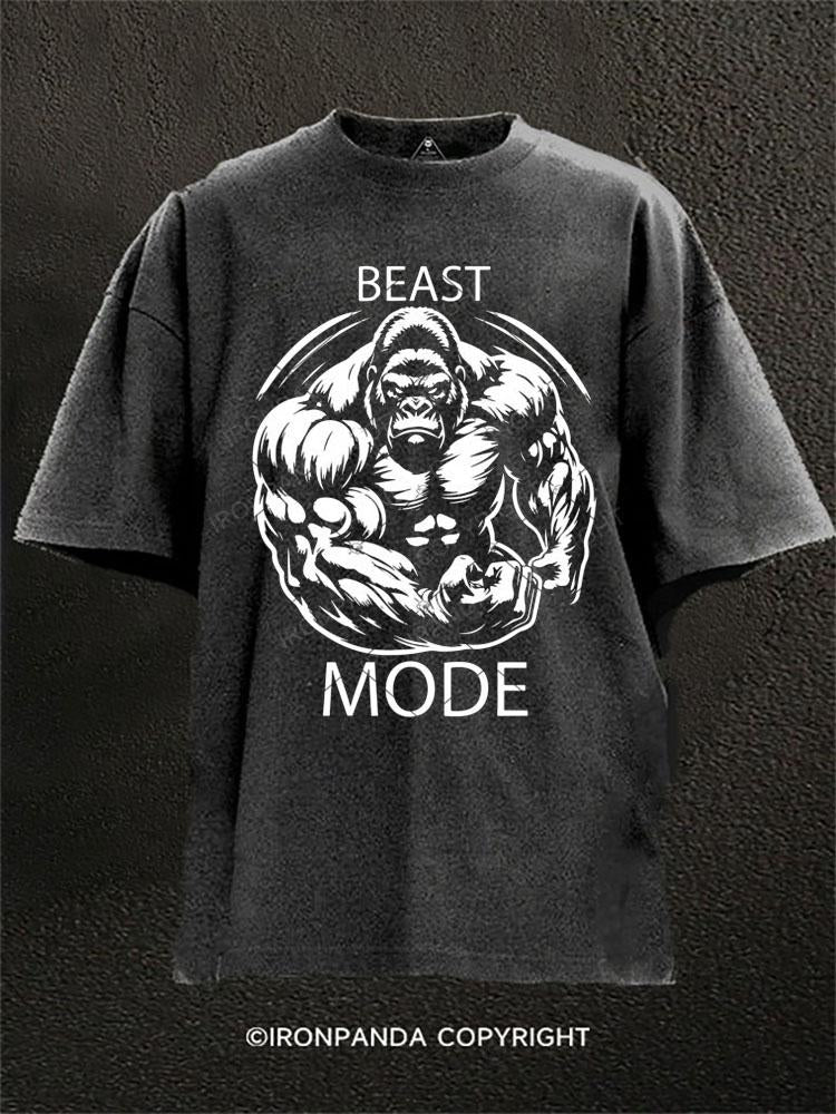 BEAST MODE Washed Gym Shirt