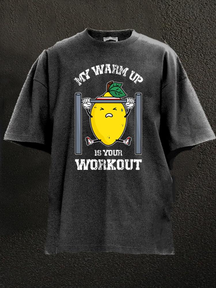 lemon workout Washed Gym Shirt