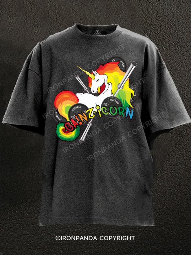 GAINZICORN Washed Gym Shirt