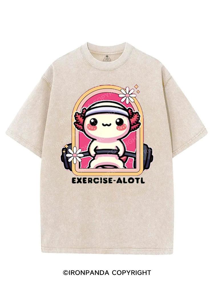 EXERCISE-ALOTL VINTAGE GYM SHIRT