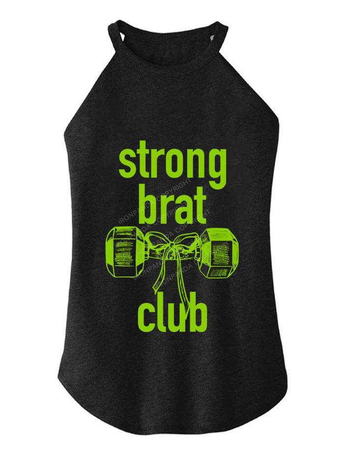 STRONG BRAT CLUB TRI ROCKER COTTON TANK