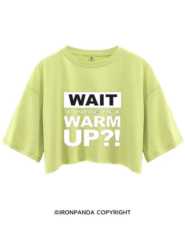 WAIT THAT WAS THE WARMUP? CROP TOPS