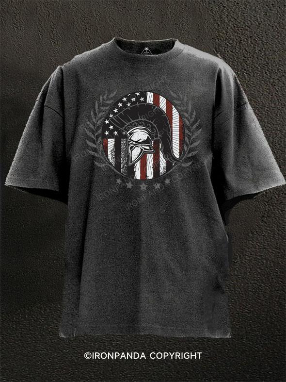 American Spartan Washed Gym Shirt