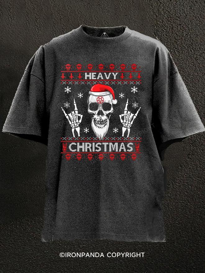 HEAVY CHRISTMAS Washed Gym Shirt