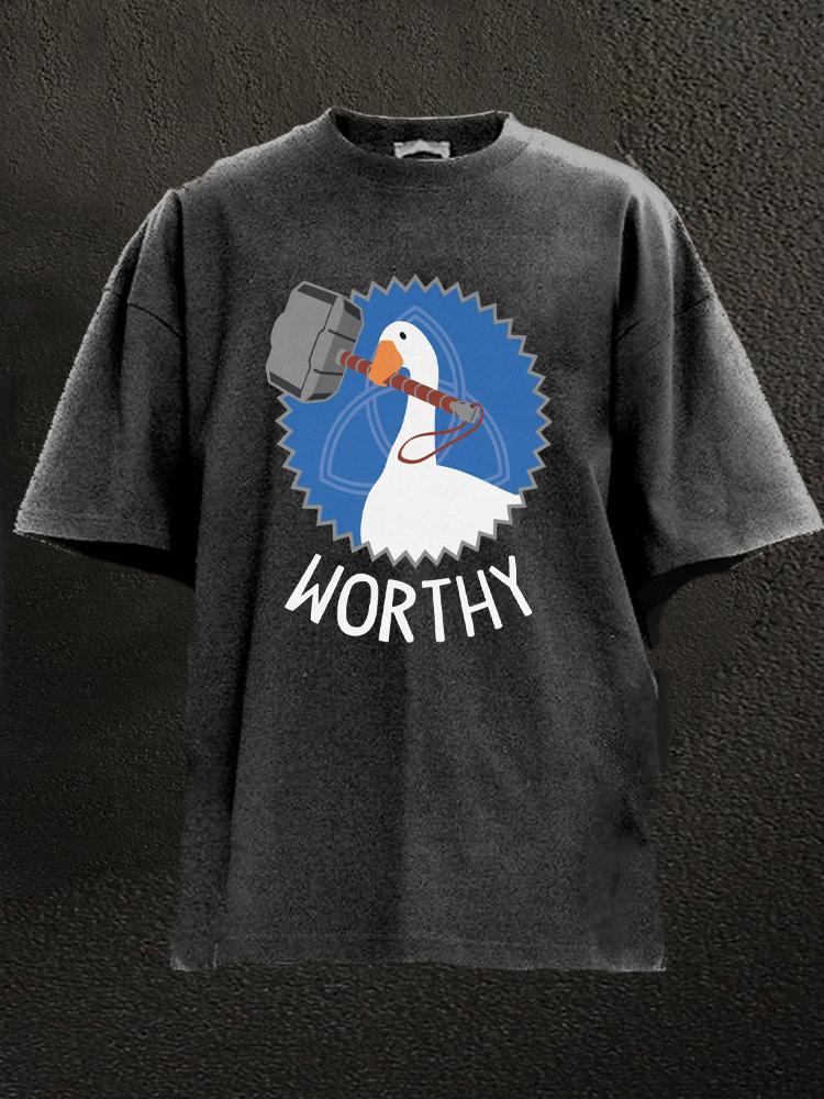 Worthy Goose Washed Gym Shirt