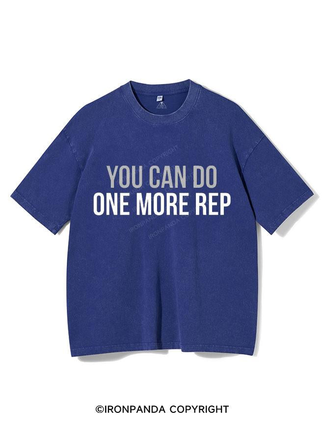 YOU CAN DO ONE MORE REP VINTAGE GYM SHIRT