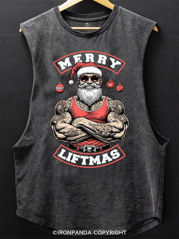 Merry Liftmas SCOOP BOTTOM COTTON TANK