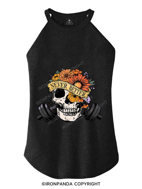 NEVER BETTER TRI ROCKER COTTON TANK