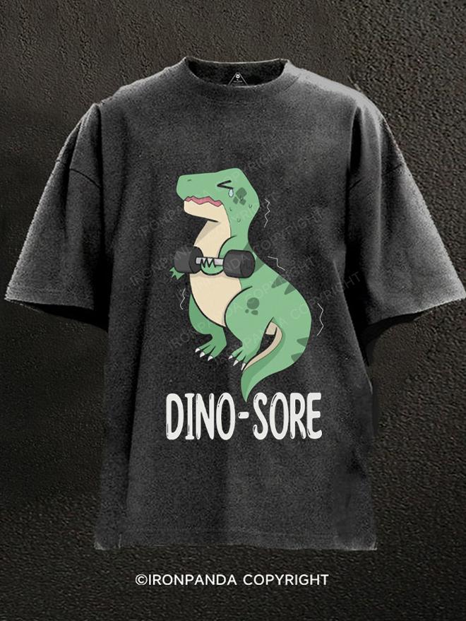 Dino-Sore Washed Gym Shirt