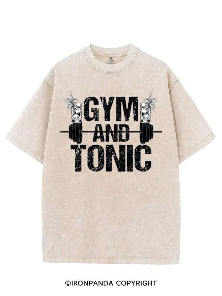 GYM AND TONIC VINTAGE GYM SHIRT