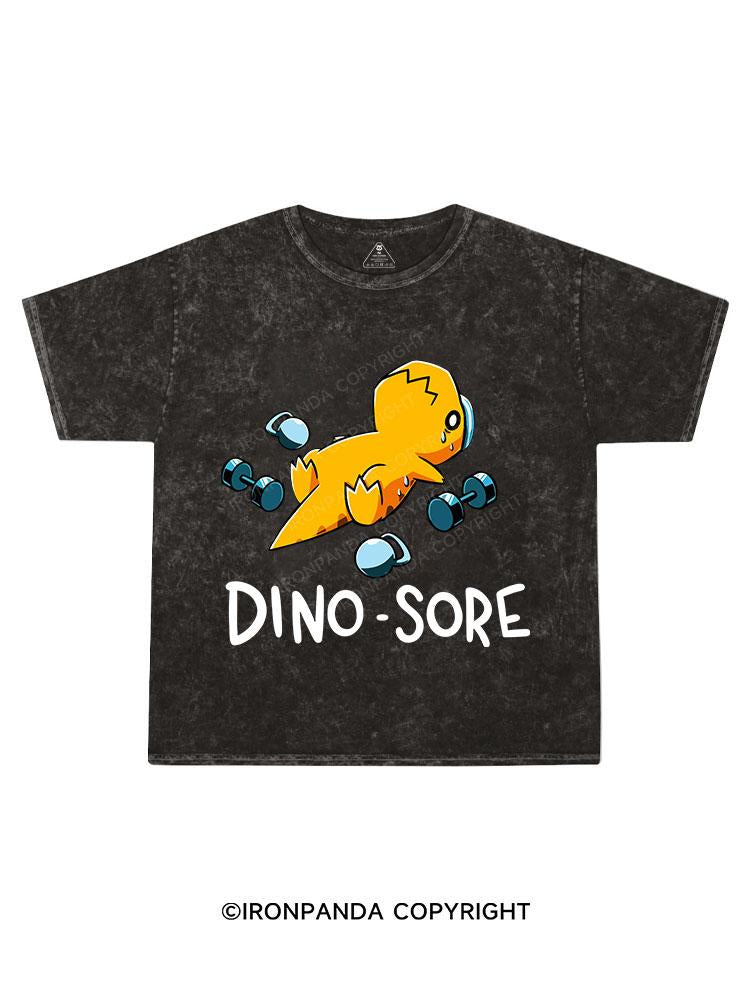 DINO-SORE Kids Washed T-Shirt