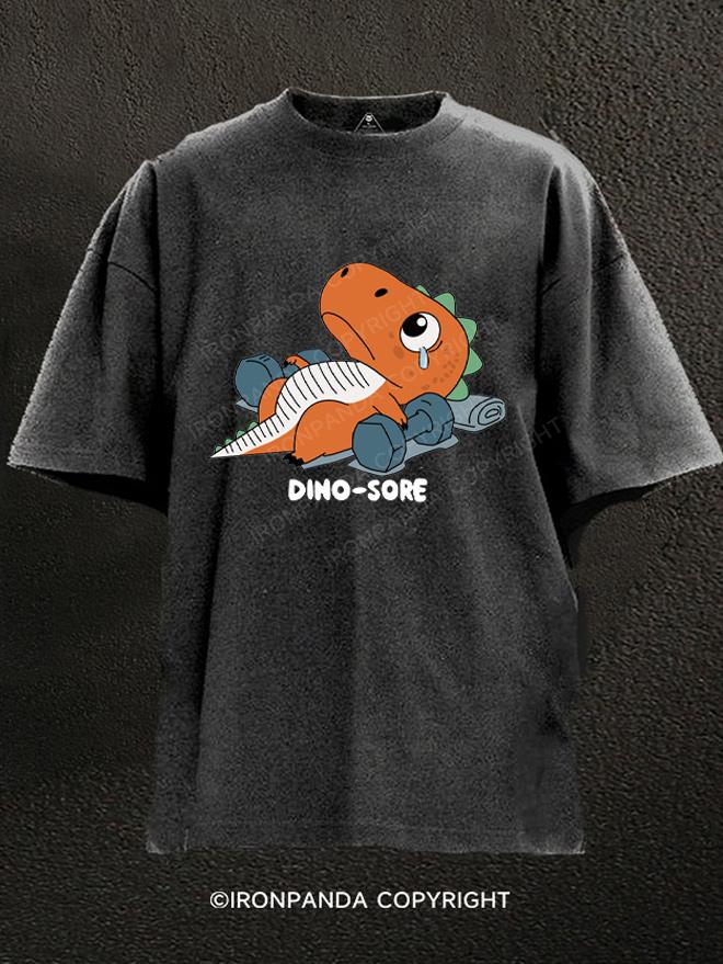 Dino-Sore Washed Gym Shirt