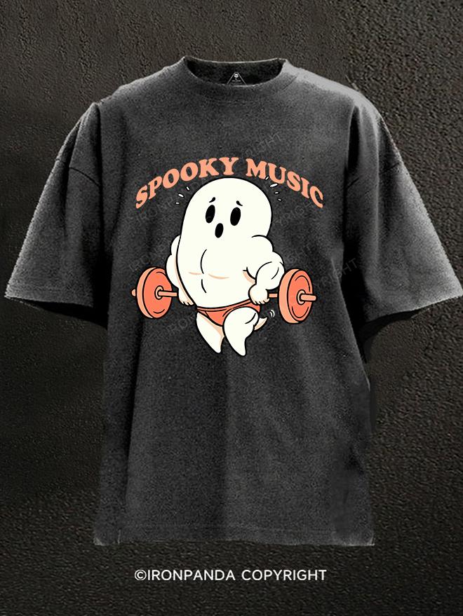 Spooky Music Washed Gym Shirt