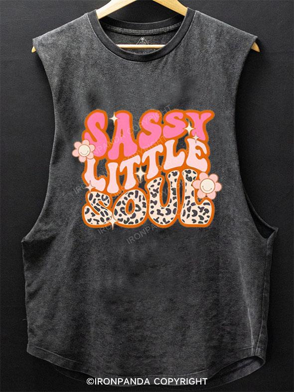 SASSY LITTLE SOUL SCOOP BOTTOM COTTON TANK