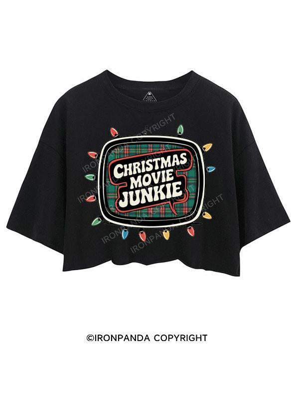 CHRISTMAS MOVIE JUNKIE CROP TOPS