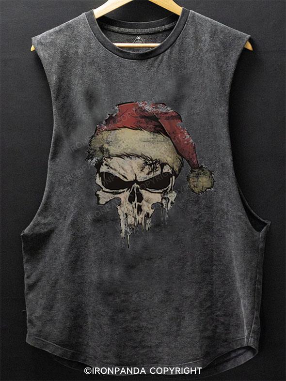 Christmas Skeleton SCOOP BOTTOM COTTON TANK