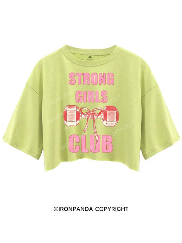 STRONG GIRLS CLUB CROP TOPS