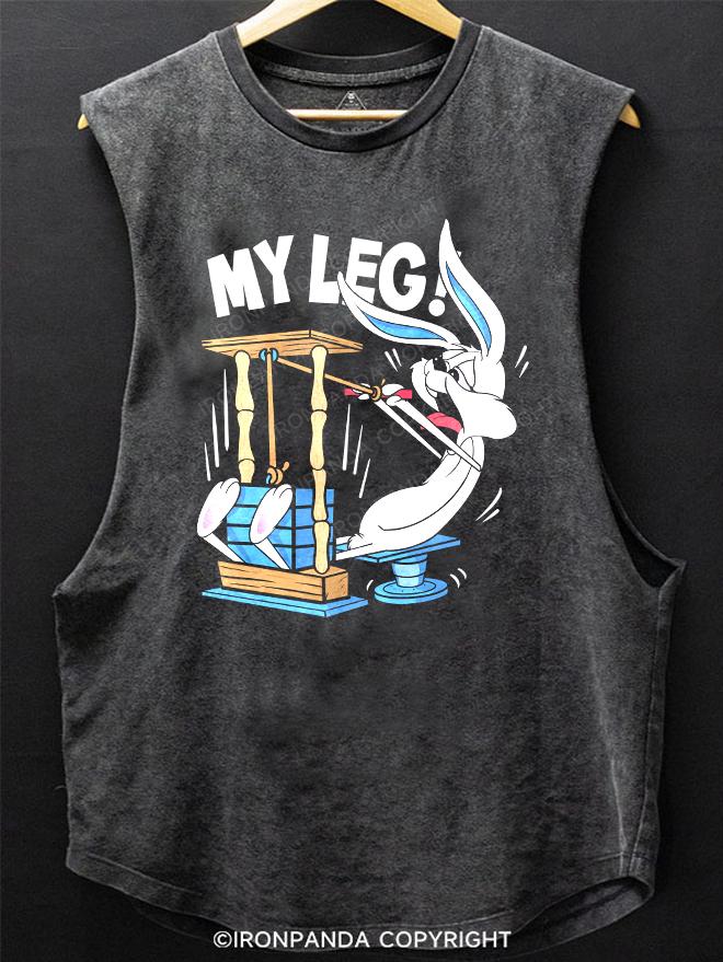 MY LEG SCOOP BOTTOM COTTON TANK