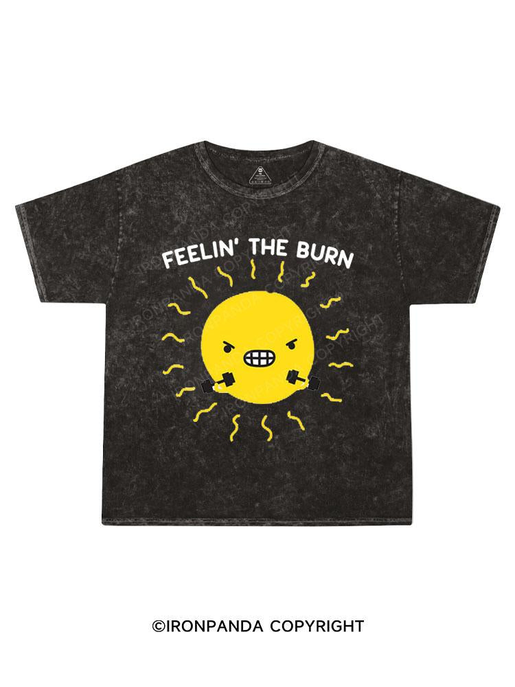 FEELIN' THE BURN Kids Washed T-Shirt