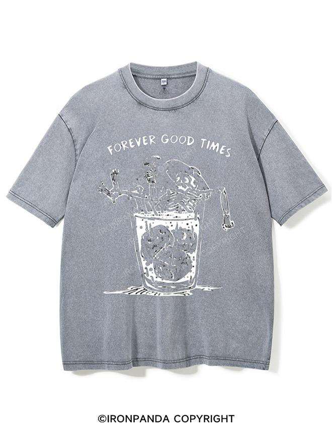 FOREVER GOOD TIMES VINTAGE GYM SHIRT