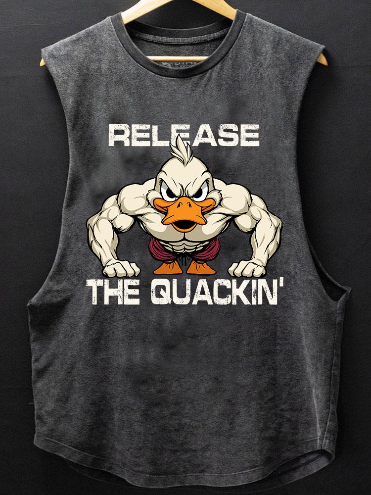 RELEASE THE QUACKIN' BOTTOM COTTON TANK