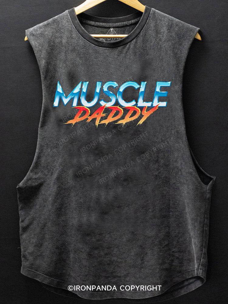 muscle daddy SCOOP BOTTOM COTTON TANK