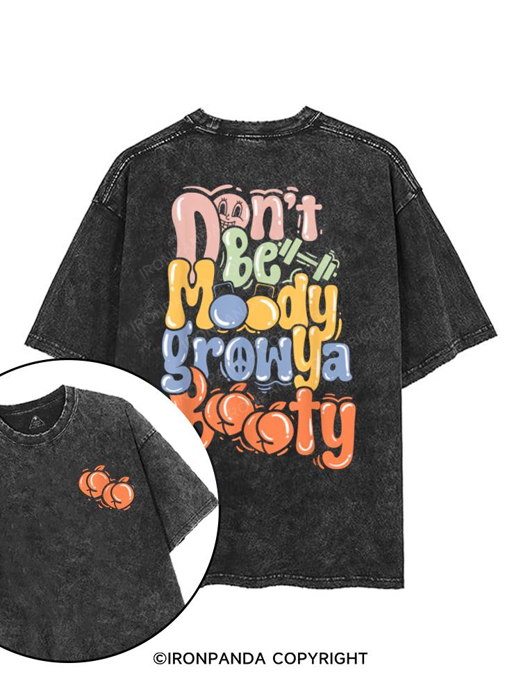 Don't Be Moody printed Gym Shirt