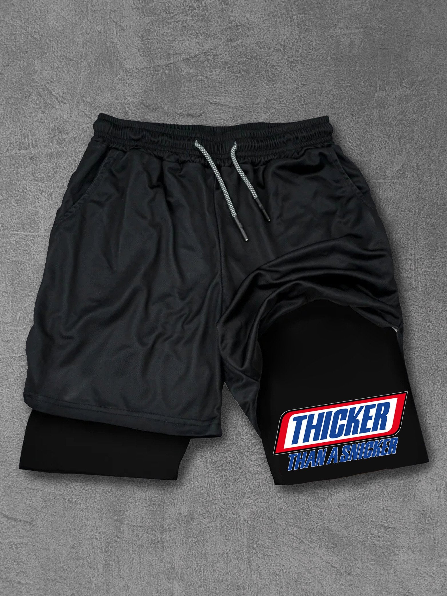 thicker than a snicker Performance Training Shorts