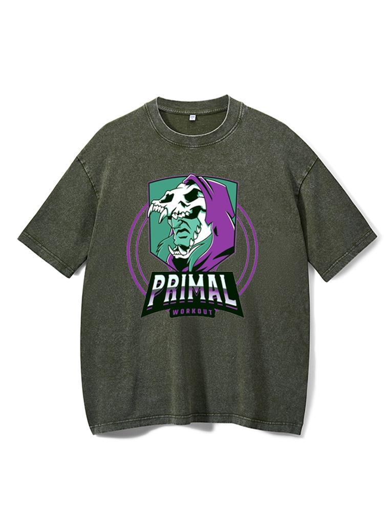 PRIMAL WORKOUT Washed Gym Shirt