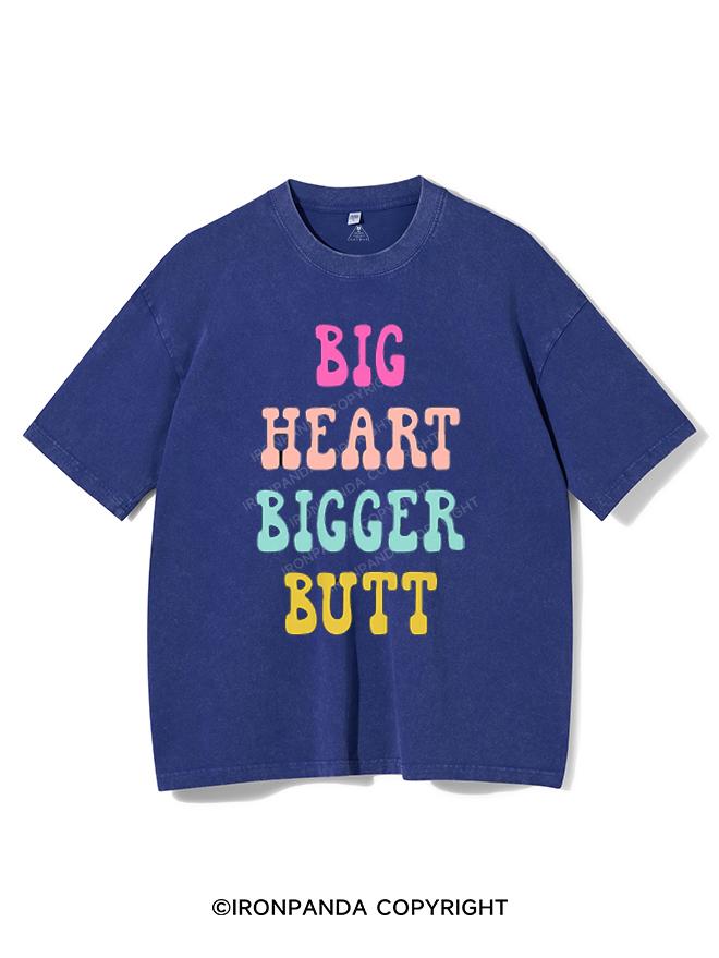 BIG HEART BIGGER BUTT VINTAGE GYM SHIRT