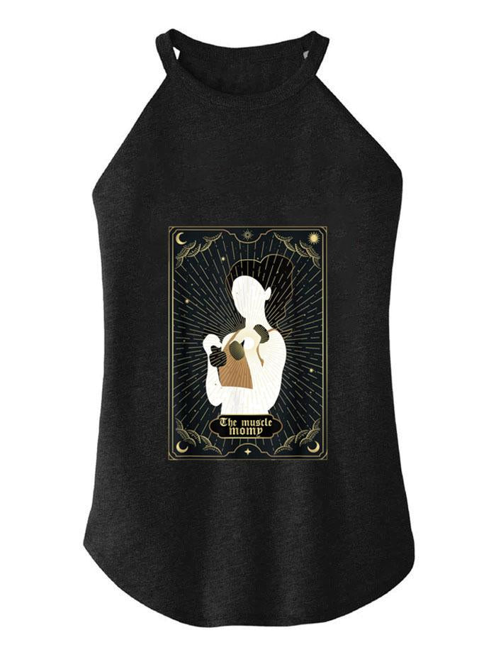 THE MUSCLE MOMMY TAROT ROCKER COTTON TANK