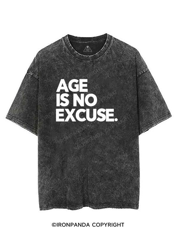 Age Is No Excuse VINTAGE GYM SHIRT