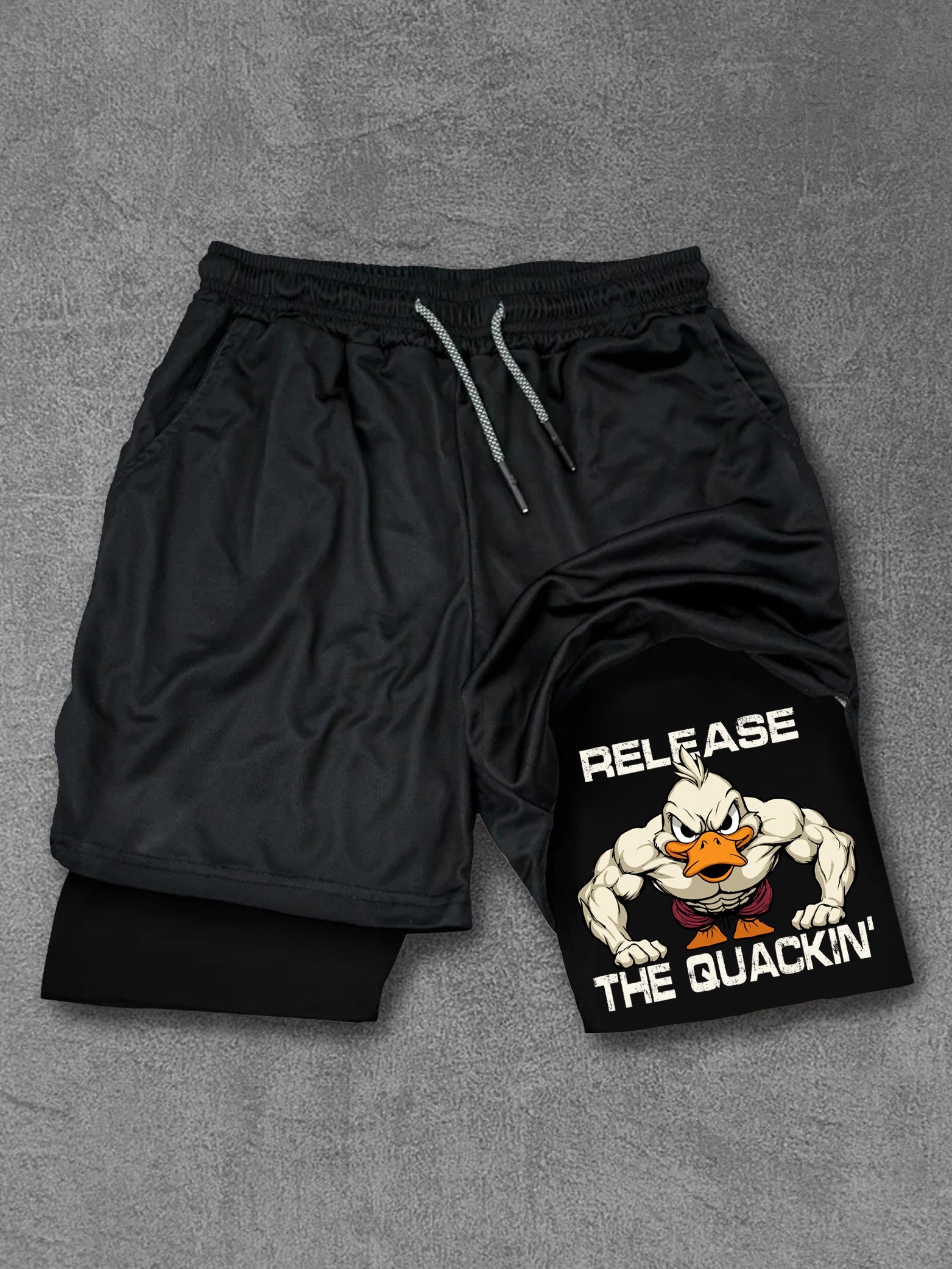 Release The Quackin' Performance Training Shorts