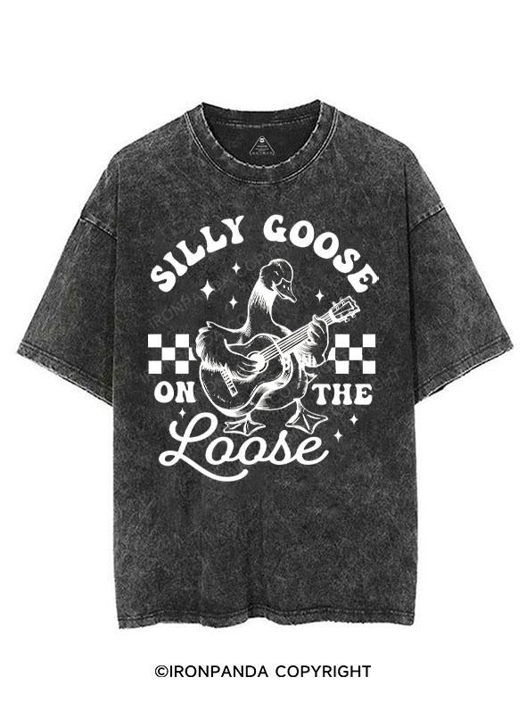 SILLY GOOSE ON THE LOOSE VINTAGE GYM SHIRT