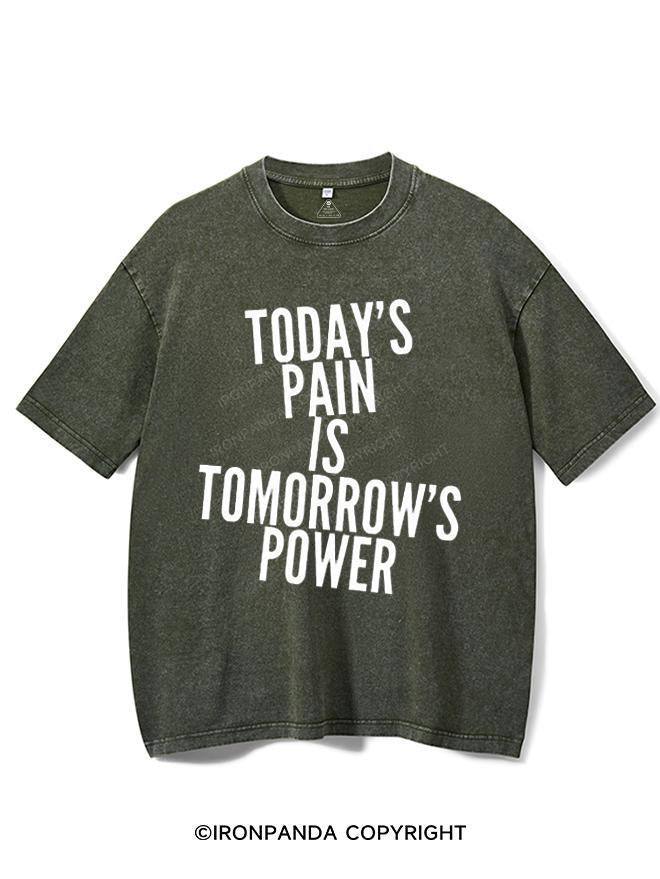 TODAY'S PAIN IS TOMORROW'S POWER VINTAGE GYM SHIRT