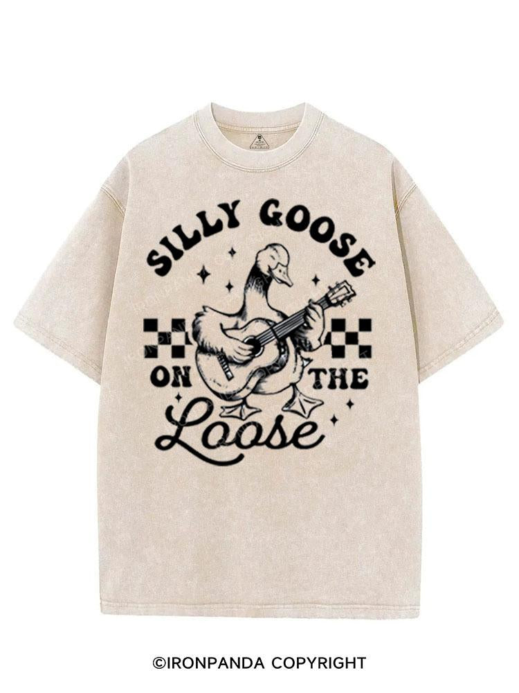 SILLY GOOSE ON THE LOOSE VINTAGE GYM SHIRT