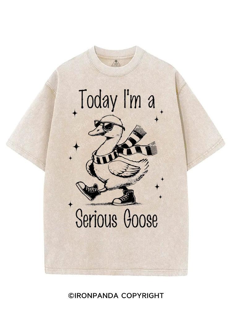 TODAY I'M A SERIOUS GOOSE VINTAGE GYM SHIRT