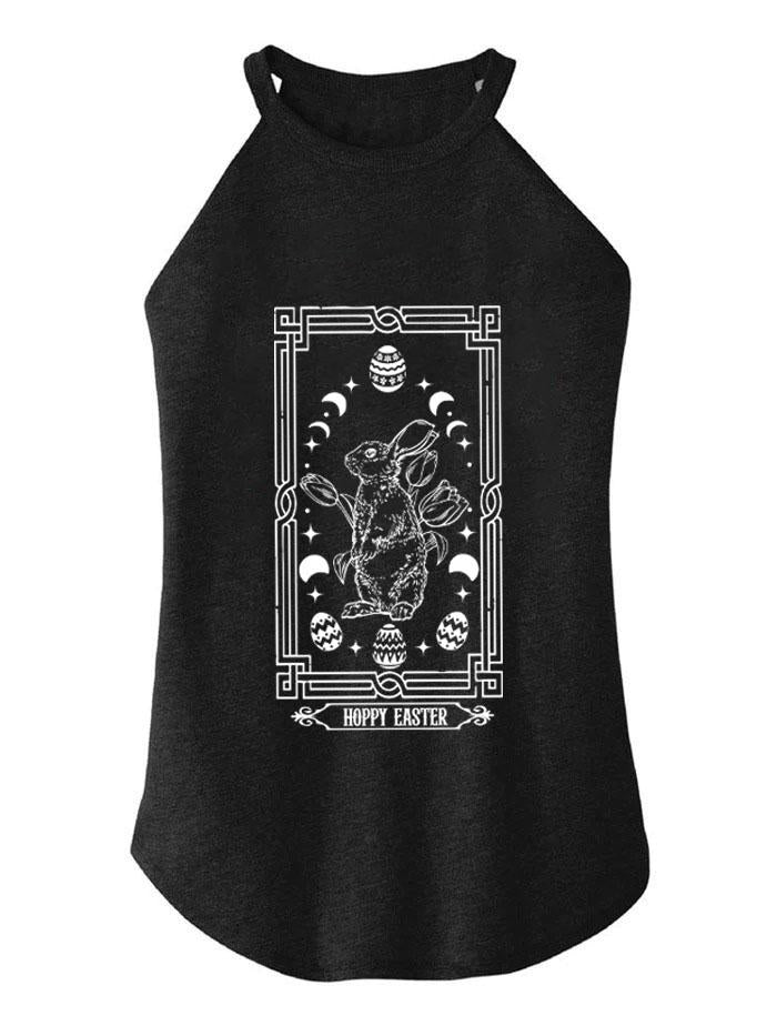 HOPPY EASTER TAROT ROCKER COTTON TANK