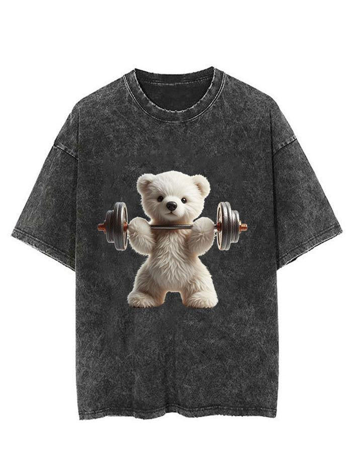 polar bear weightlifting vintage Gym Shirt