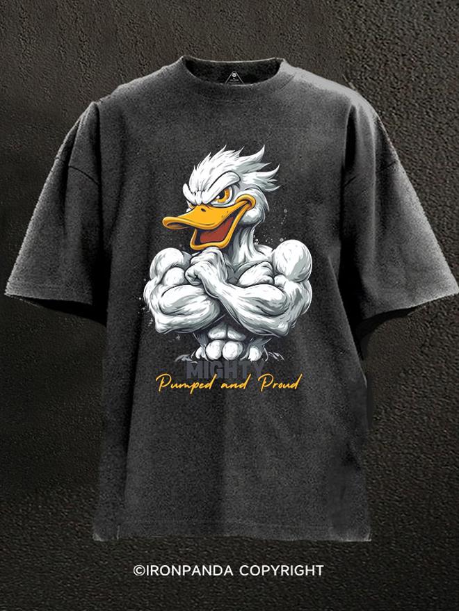 mighty Duck：Pumped and Proud Washed Gym Shirt